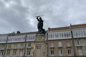 A Coruña: begeleide stadswandeling van 4 uur met proeverij van eten