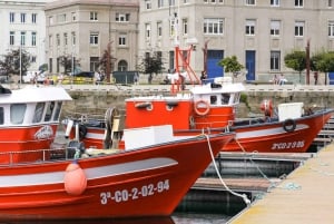 A Coruña: begeleide stadswandeling van 4 uur met proeverij van eten