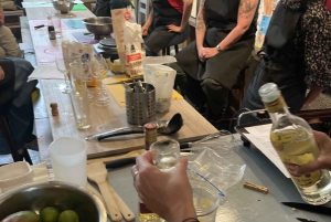 La Corogne : visite du marché local et d'un restaurant avec repas et vin.