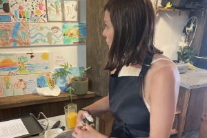 La Corogne : visite du marché local et d'un restaurant avec repas et vin.