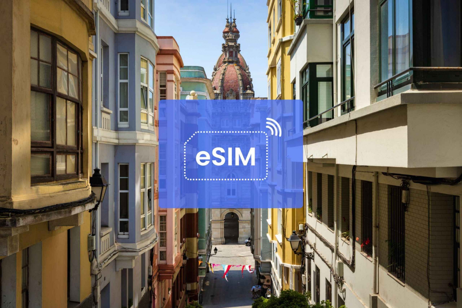 ア コルーニャ: スペイン/ヨーロッパ eSIM ローミング モバイル データ プラン