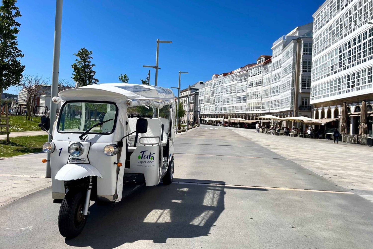 Oppdag Coruña: 60-minutters privat tuk-tuk-tur