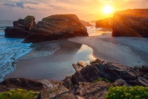 Excursion to Playa de las Catedrales, Ribadeo, and Tapia de Casariego
