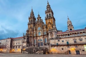 De Lisboa, Fátima, para Santiago de Compostela, desembarque