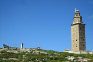 La Coruña: autobus turystyczny dla pasażerów statków wycieczkowych