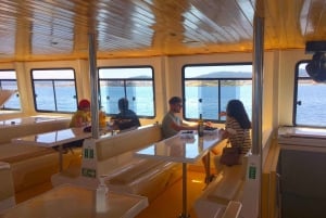 La Toja: Passeio de barco no estuário de Arousa com degustação de mexilhões