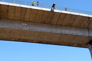 MELGAÇO: Salto pendular no rio Minho com a Ruta Aventura.