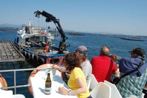 O Grove: Tour in barca nell'estuario di Arousa con degustazione di cozze