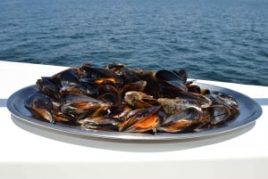 O Grove : Tour en catamaran de la Ría de Arousa avec déjeuner de fruits de mer