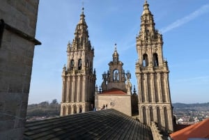 サンティアゴ大聖堂：屋上と柱廊玄関の見学はオプションです