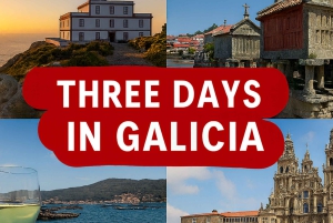 Santiago de Compostela: tour di 3 giorni a Finisterre, Rías Baixas e Cattedrale