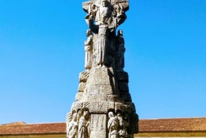 Santiago de Compostela och Lady of Fátima på en privat resa