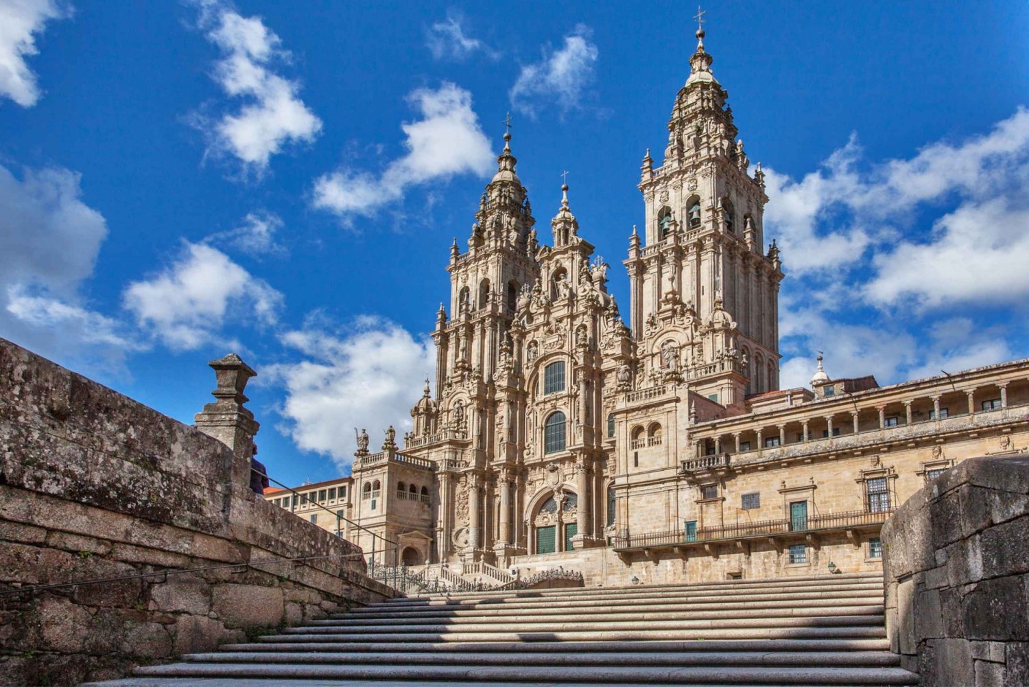 Lerne Santiago in 4 Stunden kennen: die Kathedrale, den Portico und die Altstadt.