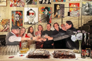 De zintuiglijke wijn & kunst ervaring