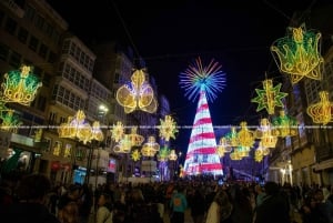 Tour para ver as luzes de Natal de Vigo e Pontevedra, incluindo barco