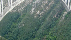 Face your fears at the Bloukrans Bridge, the world?s highest bungee, in Tsitsikamma