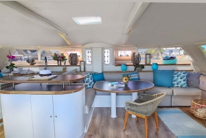 Knysna: crociera panoramica privata n. 1 a bordo di un catamarano di lusso