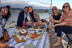 Knysna Sunset Sailing Cruise with Light Dinner and Wine