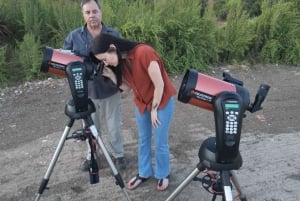 オウツフールン: 望遠鏡とガイドによる天体観測