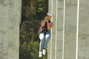 Plettenberg Bay: hyppy/vinssaus ja Skywalk-kierros