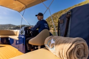 Knysna Lagoon – Båtkryssning i solnedgången med catering