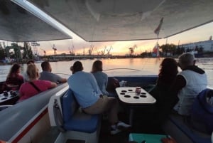 Gdańsk: Motława River Eco Cruise at Sunset with Prosecco