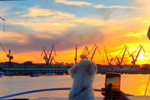 Gdańsk: Motława River Eco Cruise at Sunset with Prosecco