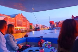 Gdańsk: Motława River Eco Cruise at Sunset with Prosecco