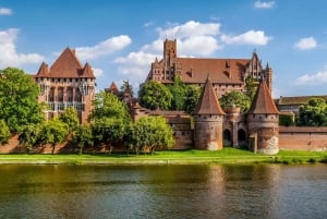 Da Danzica: Tour di mezza giornata del Castello di Malbork con audioguida