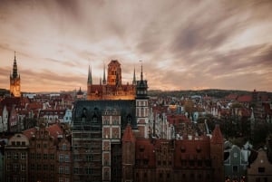 Centrum Gdańska: Kolacja na dachu na 8. piętrze