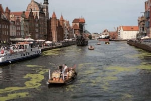 Гданьск: городской круиз на исторической польской лодке