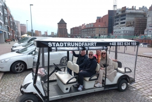 Gdansk: City Sightseeing Tour by Golf Cart