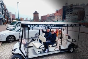Gdansk: Stadstour per golfkar