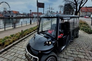 GDANSK : TOUR DE VILLE 75 min en voiturette de golf ECO SIGHTSEEING