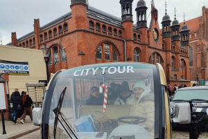 Gdańsk: Stadstur med buggy/golfbil med live/audio