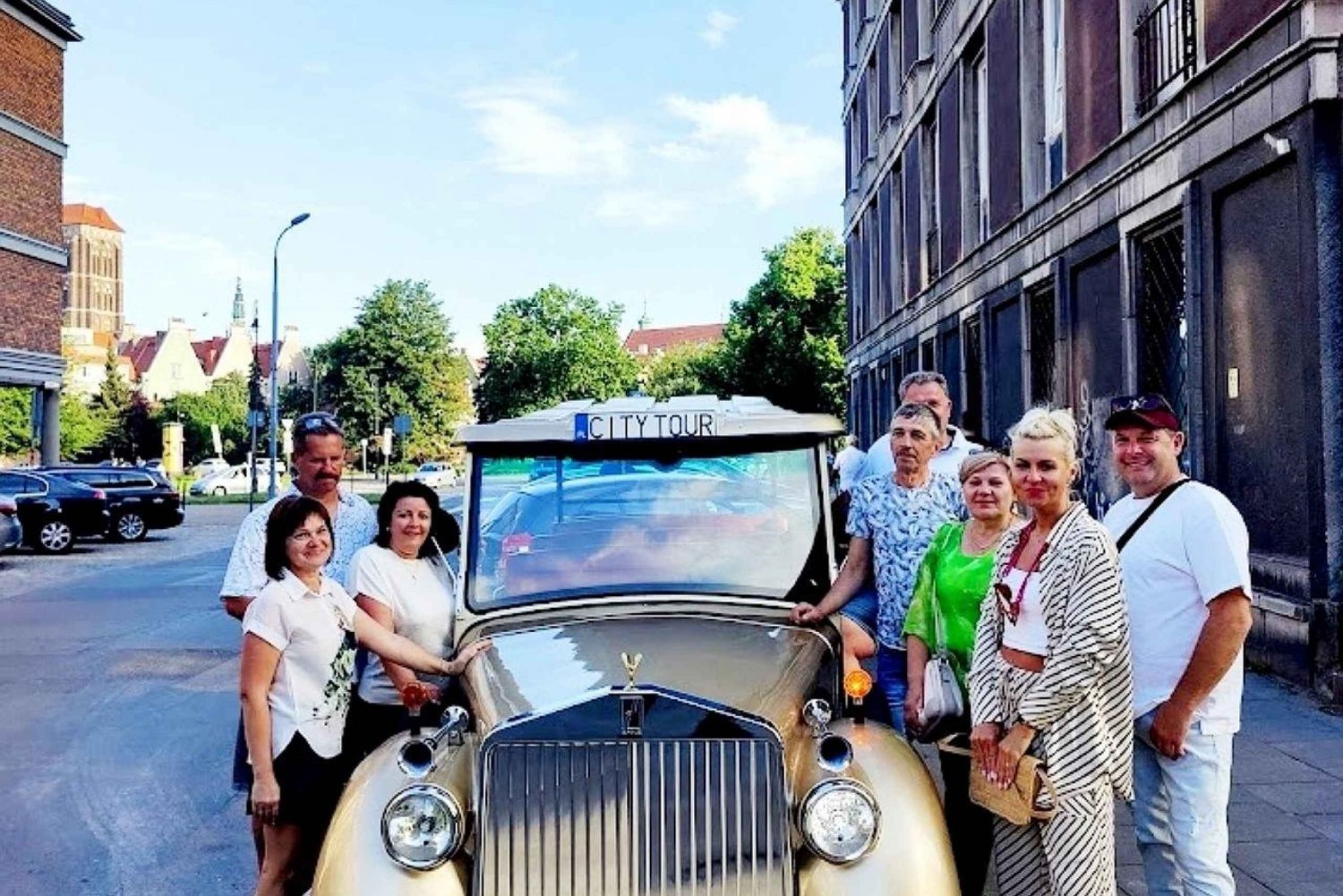 Danzig: Stadtführung mit Guide im elektrischen Golfwagen