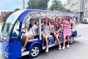 Danzica: Tour della città con guida in carrello da golf elettrico