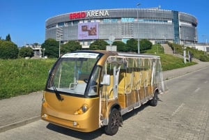 Gdansk:Gdansk Shipyard with Gradowa Hill by Golf cart