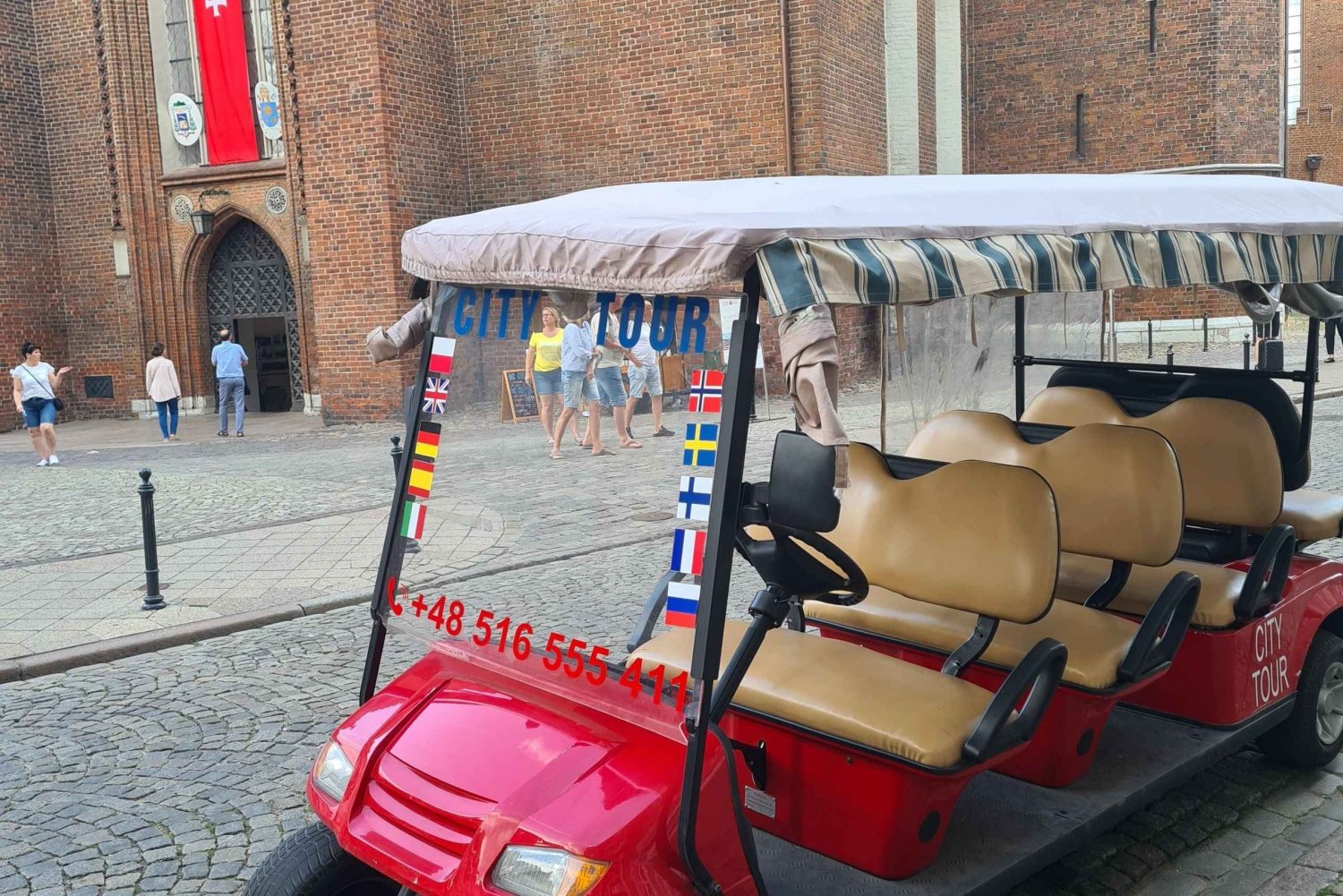 Gdansk: City Tour Sightseeing By Golf Cart Shared Or Private