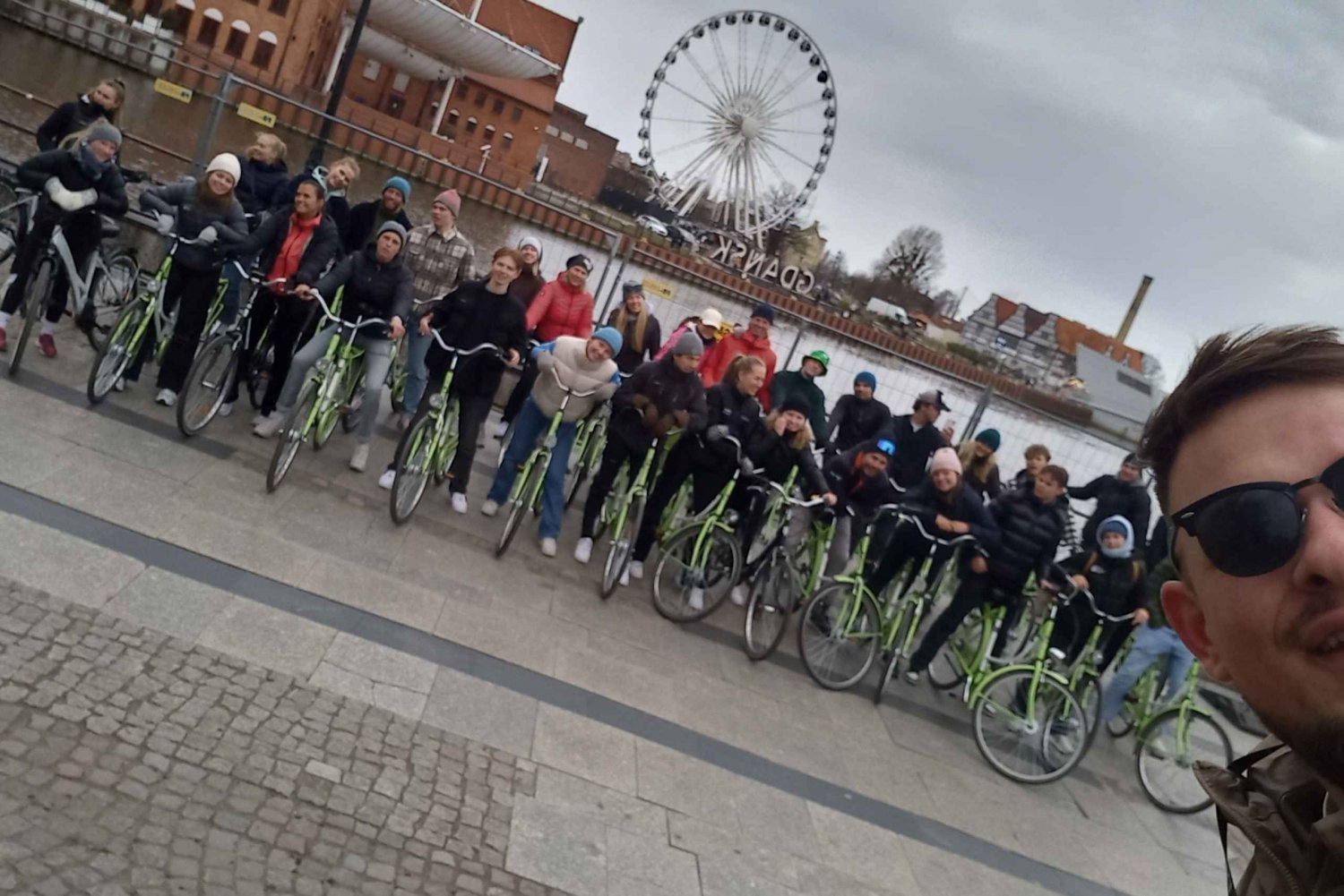 Danzig: Geführte Fahrradtour durch die Altstadt und die Werft