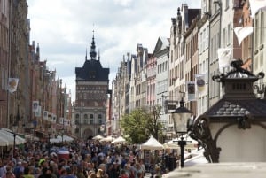 Gdańsk: Individuell sightseeing på rundtur med audioguide