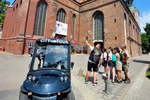 Gdansk:LIVE GUIDE Höjdpunkter i Gamla stan med golfbil 60 min