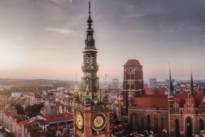 Gdańsk: passeio de Melex pela cidade principal e antiga com vinho quente