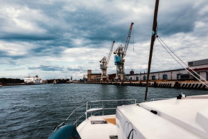 Gdańsk: Motlawa en haven zeiltocht met Prosecco