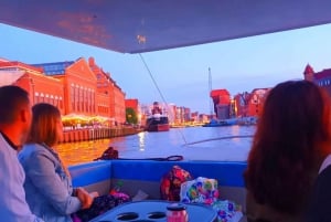 Gdańsk: Motława River Eco Cruise at Sunset with Prosecco