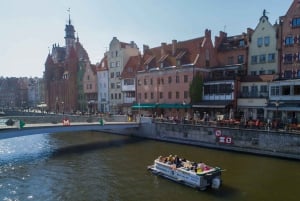 Gdańsk: Crucero turístico en catamarán por el río Motlawa