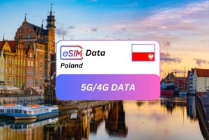 Gdansk: Poland Seamless eSIM Roaming Data Plan for Travelers