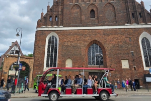 Gdansk: PRIVATE Alcotour City Tour Sightseeing Golf Cart
