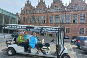 Gdansk: Tour privado de la ciudad en carro eléctrico y con guía en directo