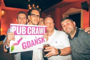 Gdansk: Pub Crawl com bebidas de cortesia